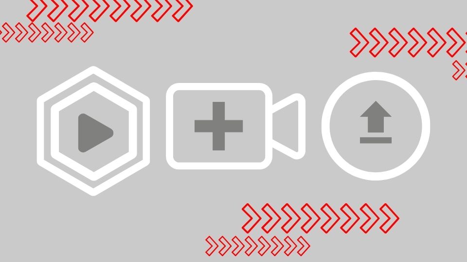 The YouTube Studio, Create, and Upload Video buttons from YouTube.