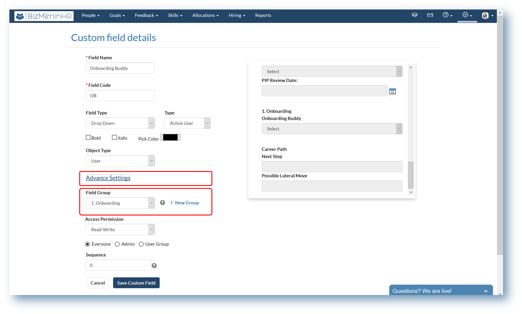 How-to-group-custom-fields-in-section