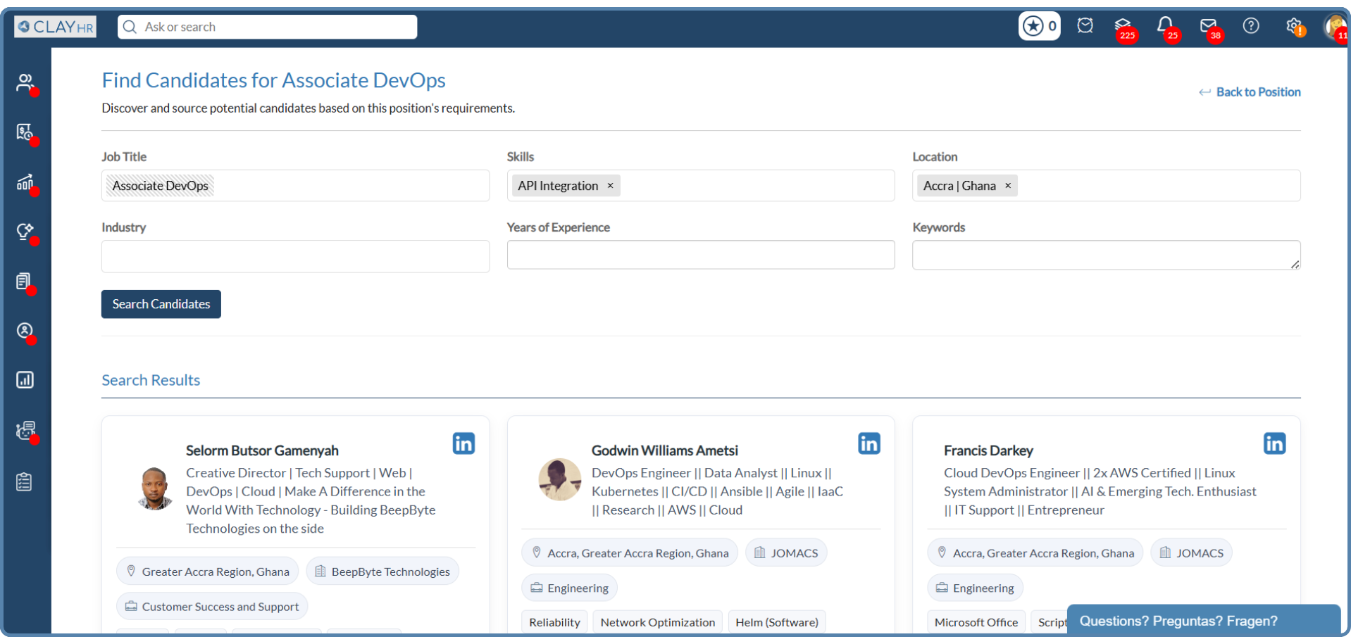 Identify and develop future leaders with ClayHR's AI-driven succession planning, self-assessments, and mentorship programs.