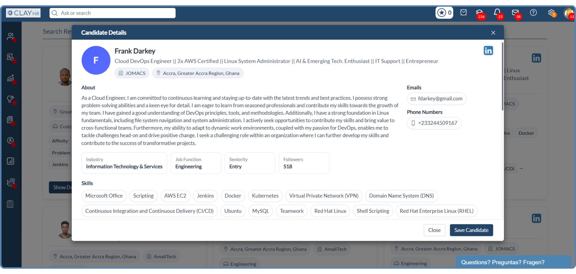 Identify and develop future leaders with ClayHR's AI-driven succession planning, self-assessments, and mentorship programs.