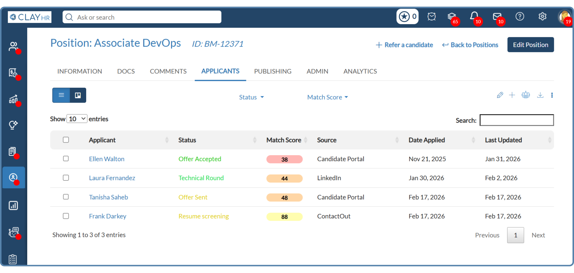 Track and optimize workforce skills with Talent Management Portal by ClayHR, leveraging AI-powered skill matrices for smart talent placement.