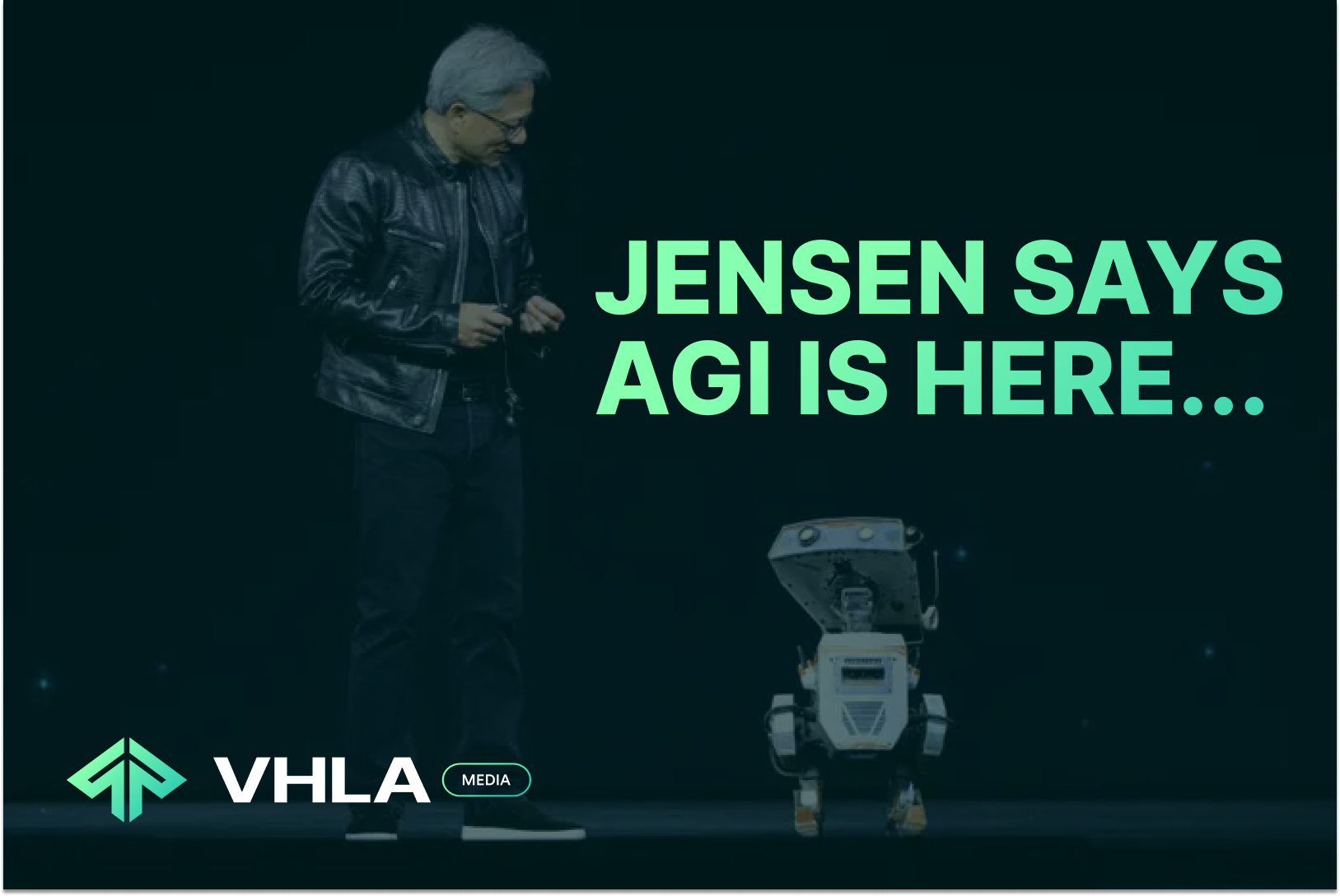 JENSEN SAYS AGI IS HERE. HIS CUSTOMER'S ROBOTS ALREADY ROBBED SOMEBODY.