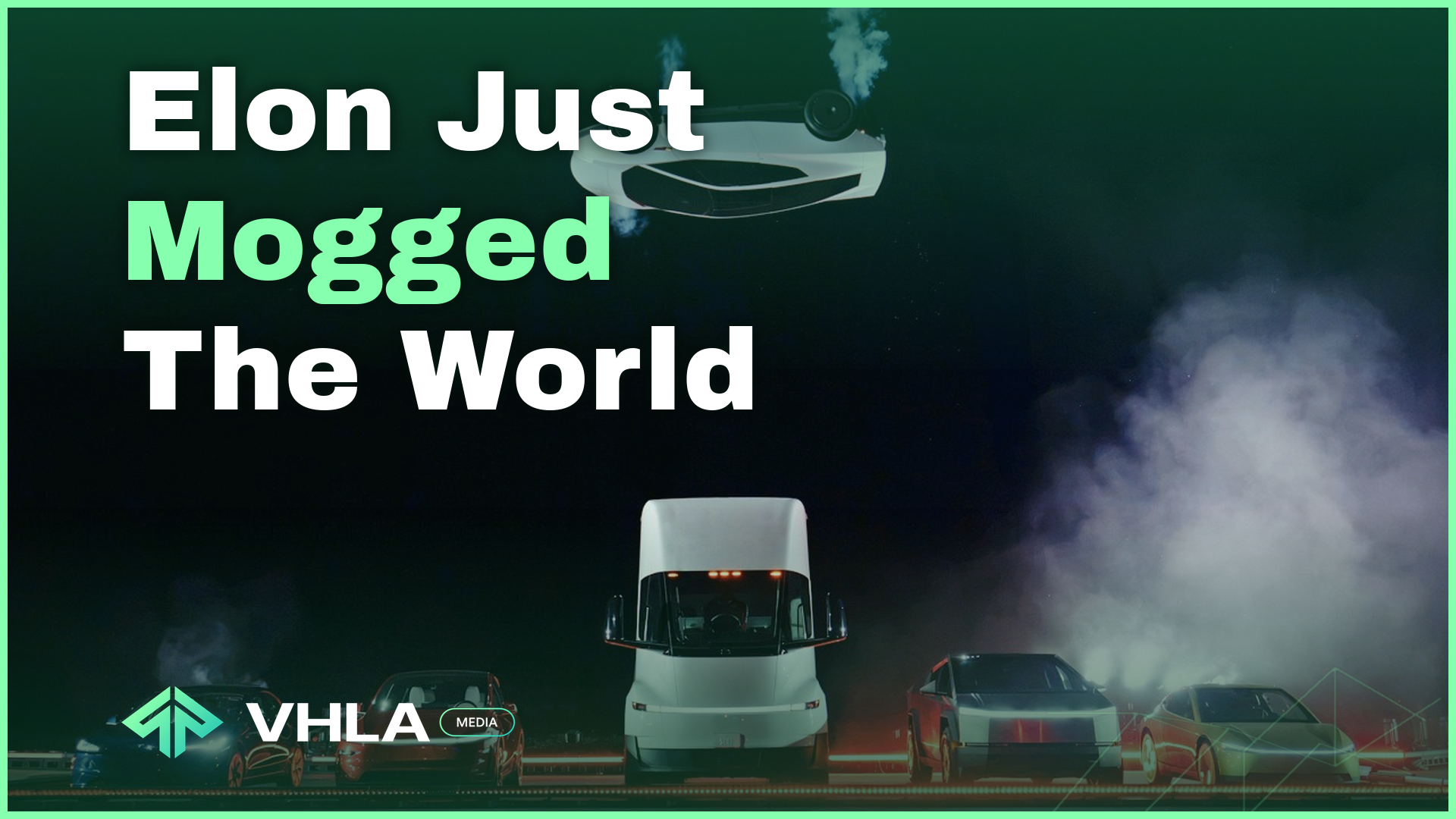 Elon Just Mogged The World