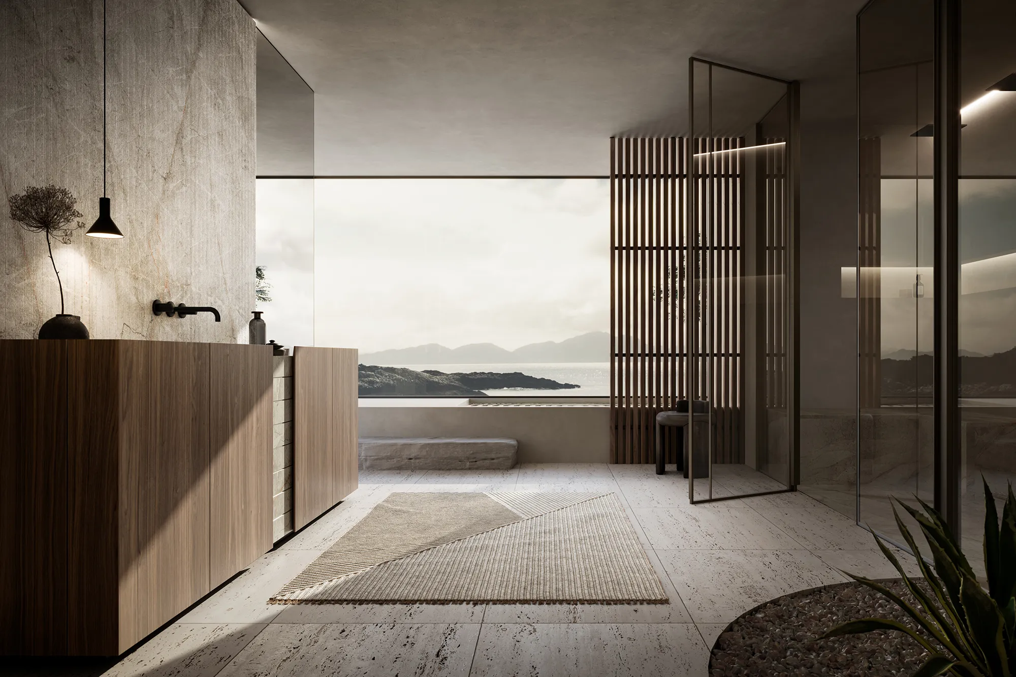 salle de bain design relaxante