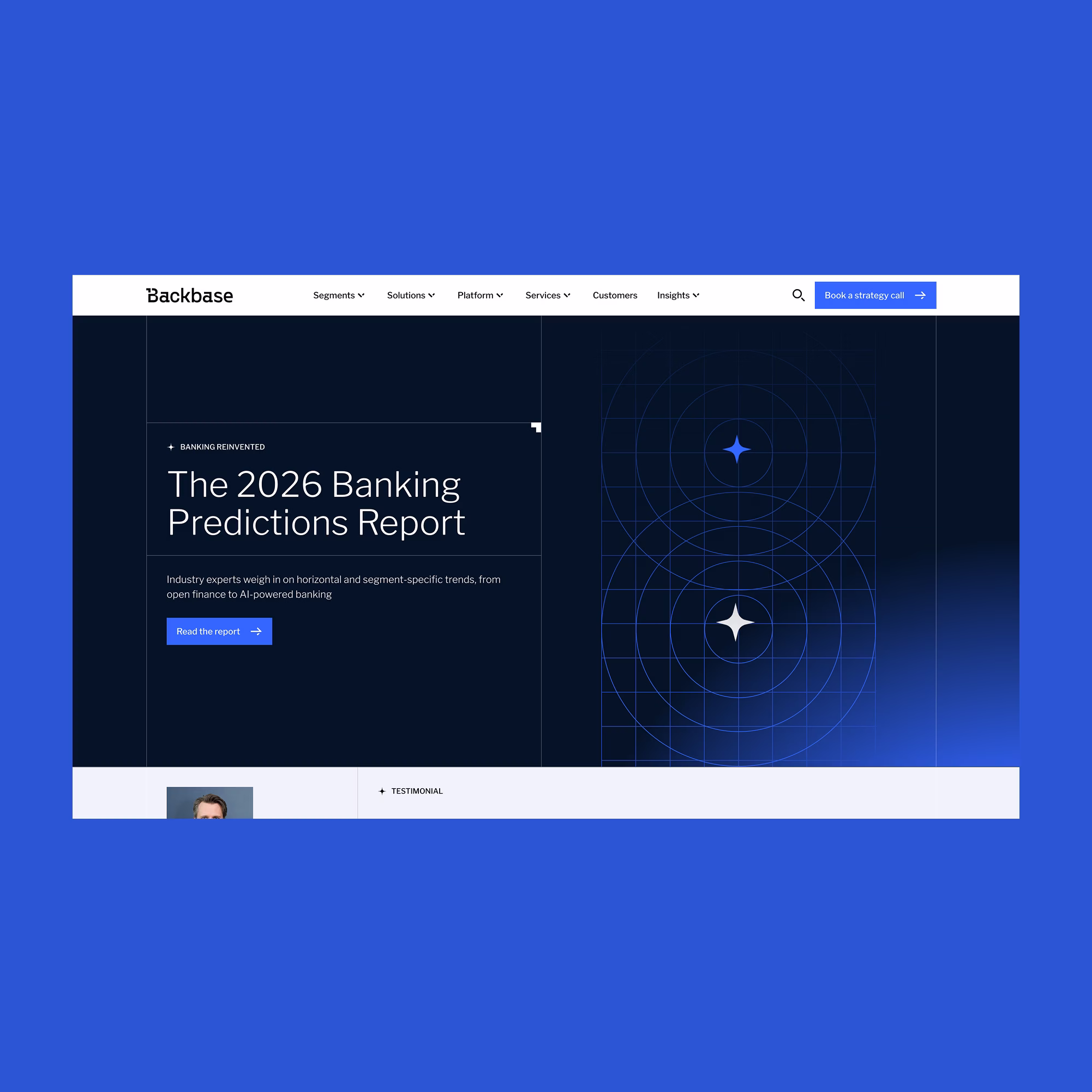 Backbase website front-end