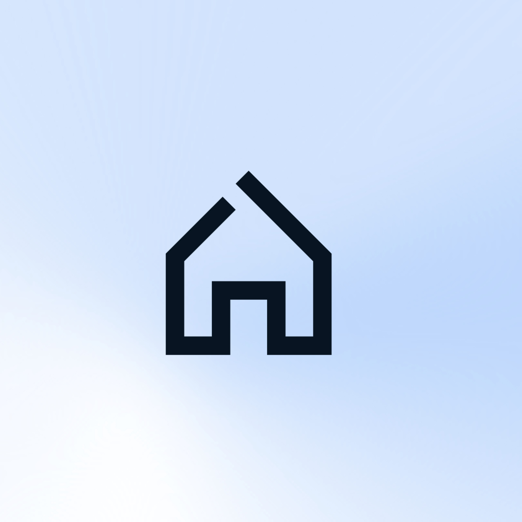 Backbase home icon design