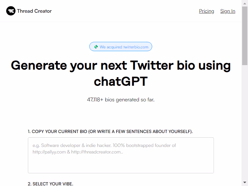 TwitterBio