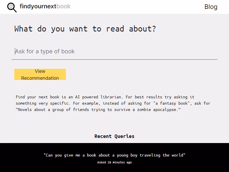 Find Your Next Book