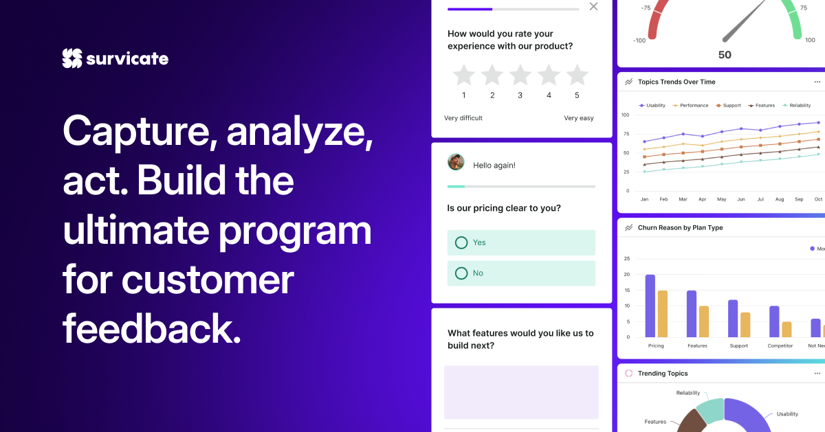 Survicate AI Surveys