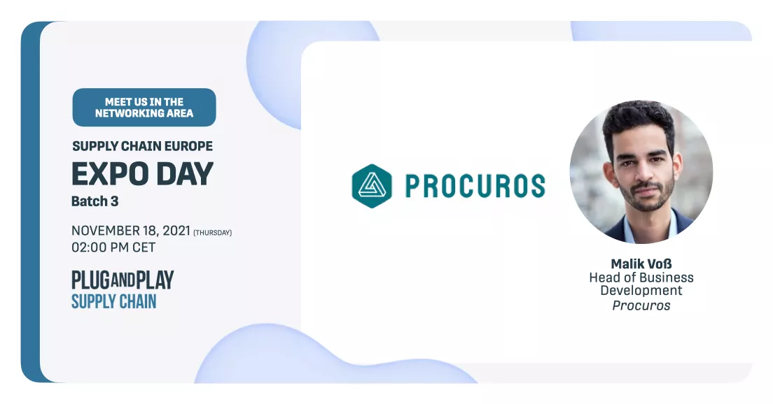 Procuros Company Presentation @Plug and Play Expo Day