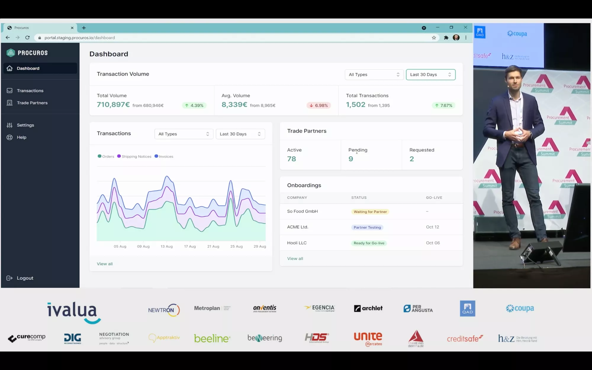 Procuros Live Demo @Procurement Summit
