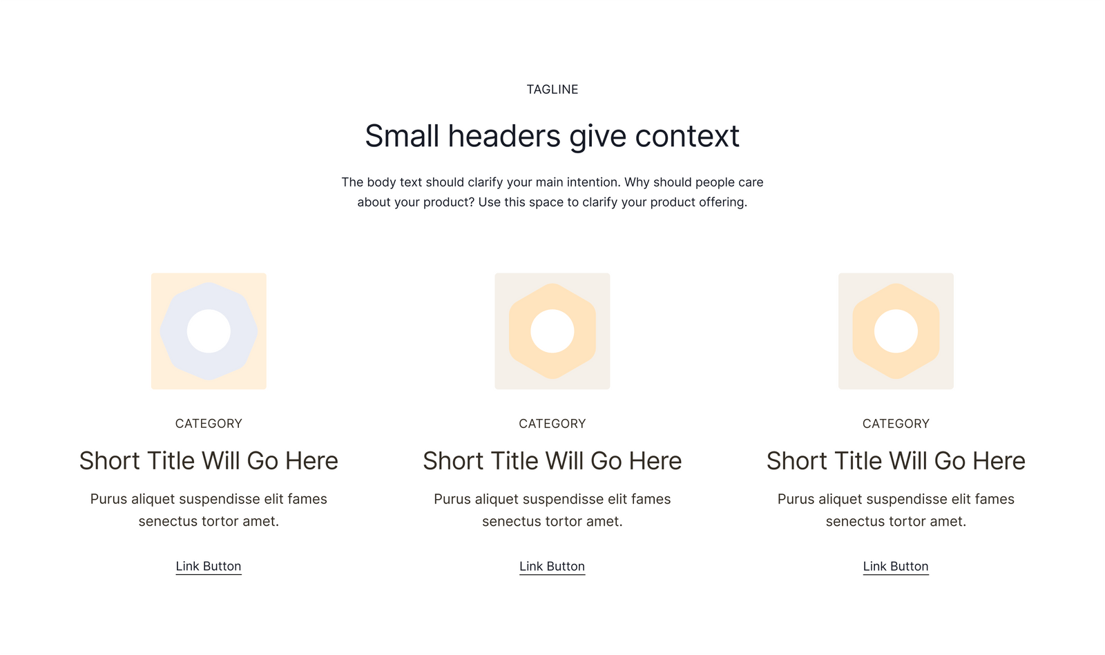 Feature Section Inspiration