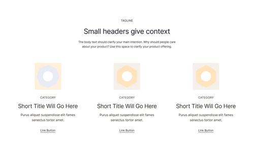 Feature Section Inspiration
