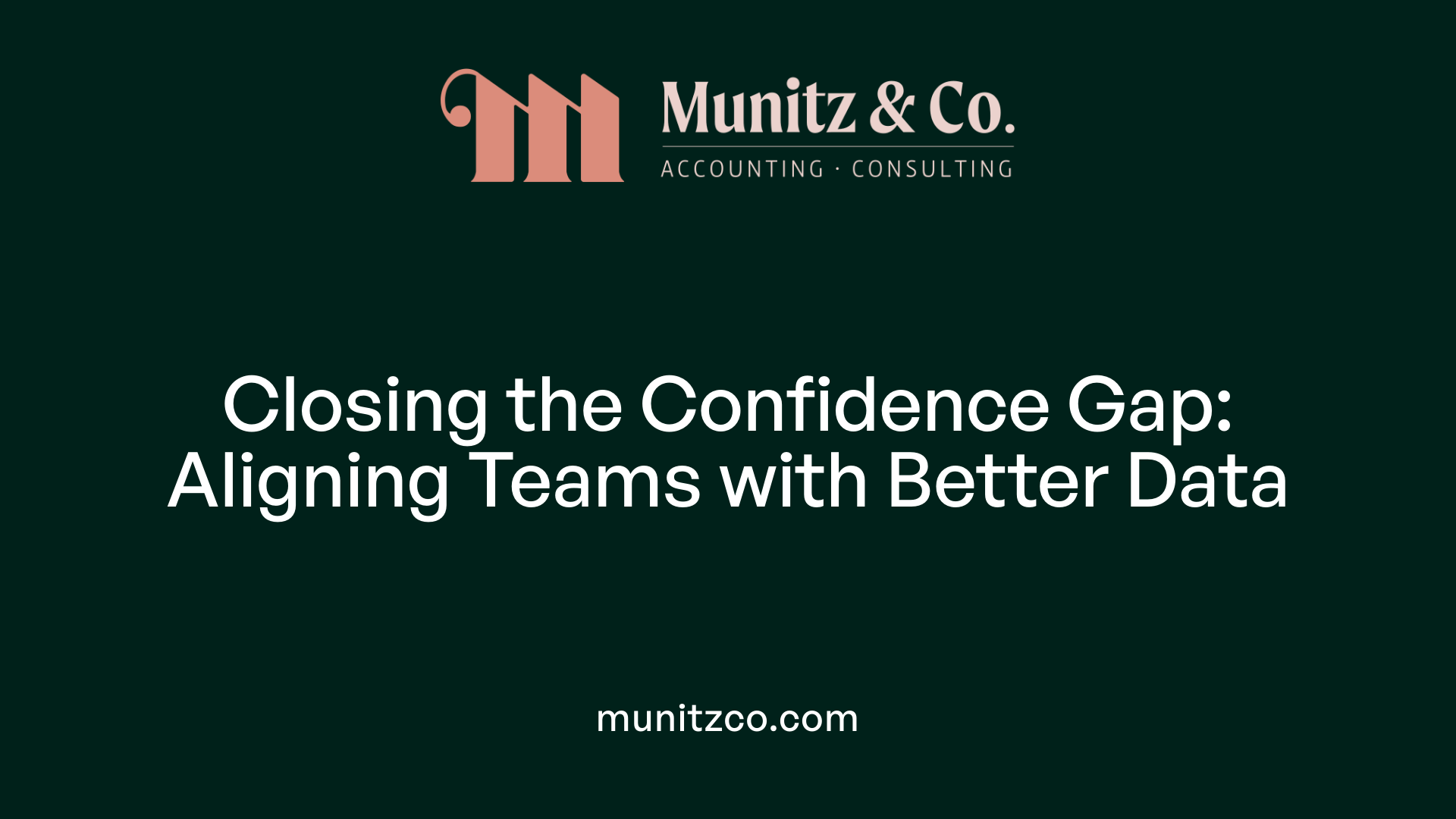 Closing the Confidence Gap: Aligning Teams with Better Data