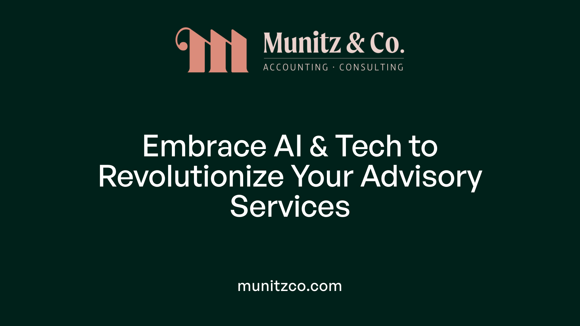 Embrace AI & Tech to Revolutionize Your Advisory Services