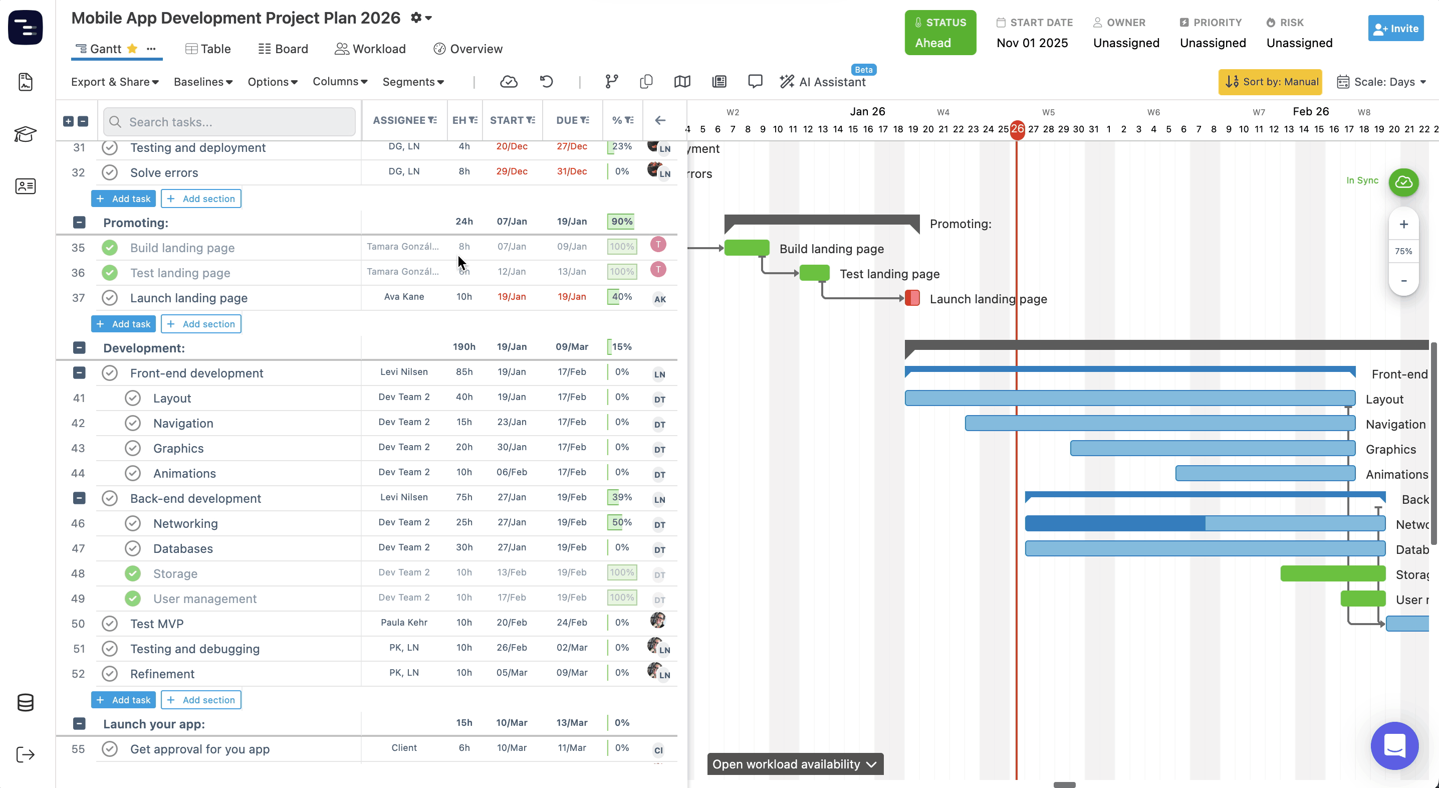 Select a Direct Link for one-time sharing or a Master Link to reuse the same URL for future project updates.