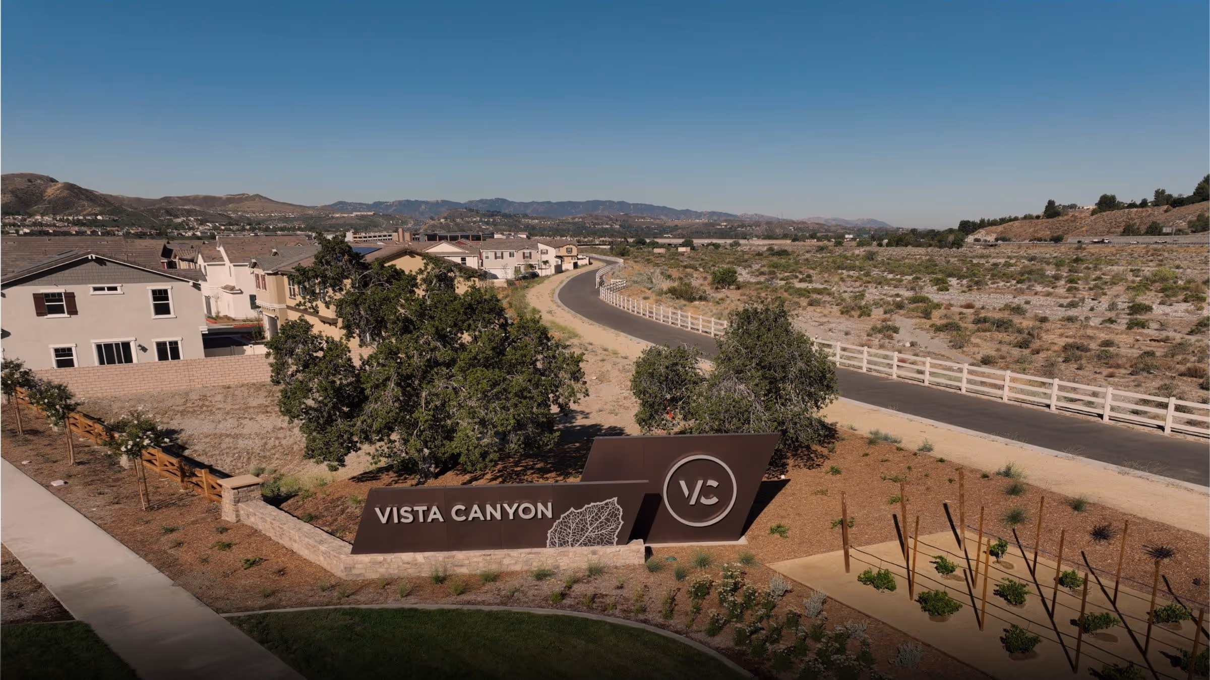 Vista Canyon HOA entrance.