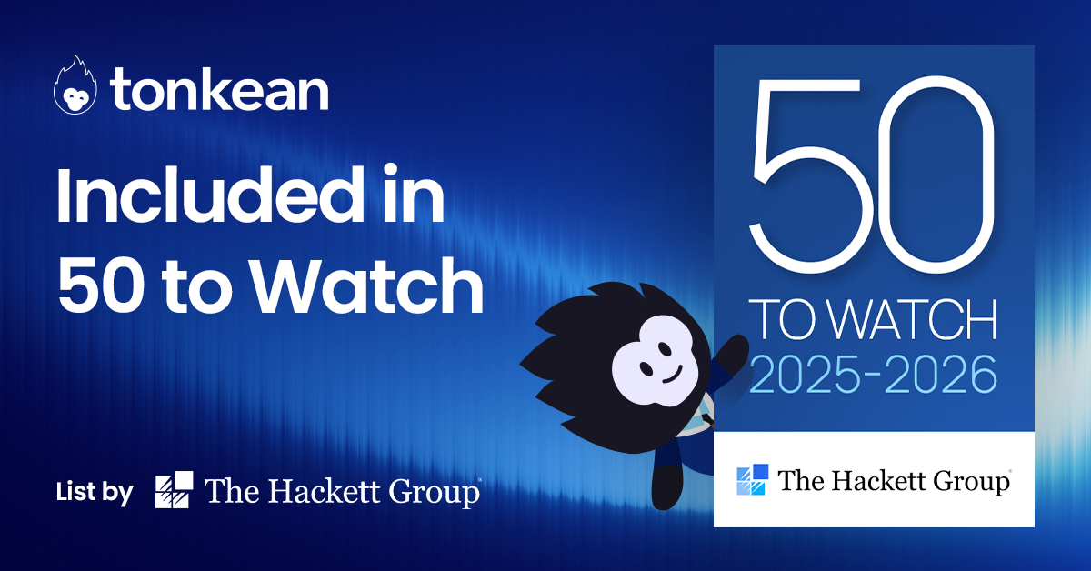 Tonkean Included in Top “50 to Watch” List by Hackett Group for Third Year in a Row