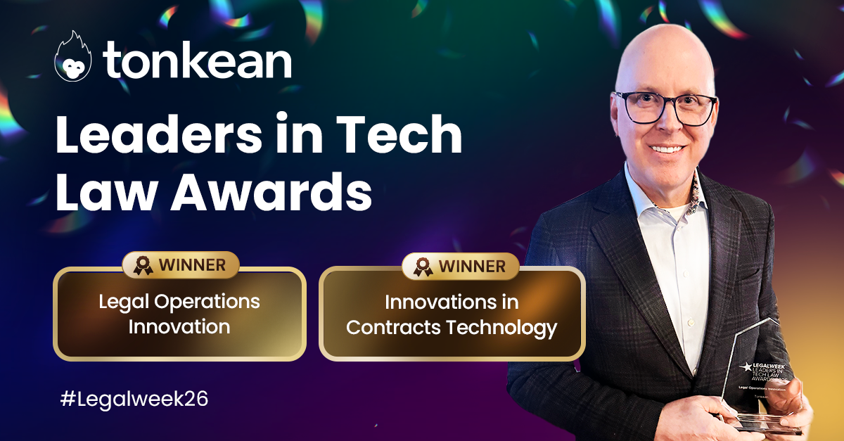 Tonkean Wins Big At The Legalweek Leaders in Tech Law Awards 2026