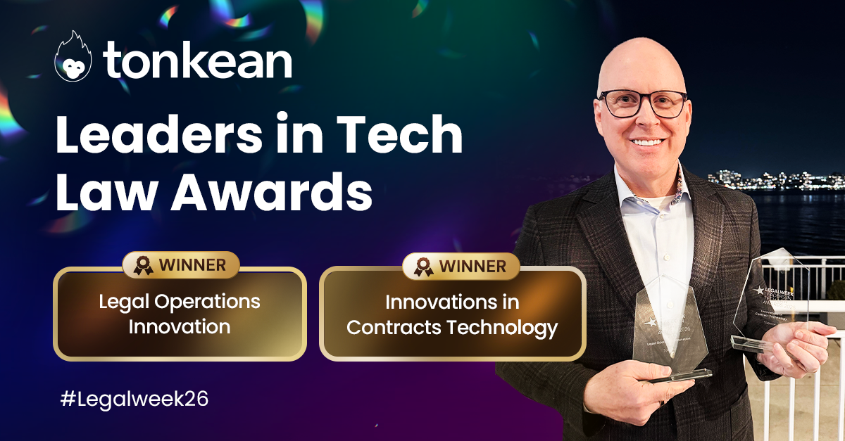 Tonkean Wins Big At The Legalweek Leaders in Tech Law Awards 2026