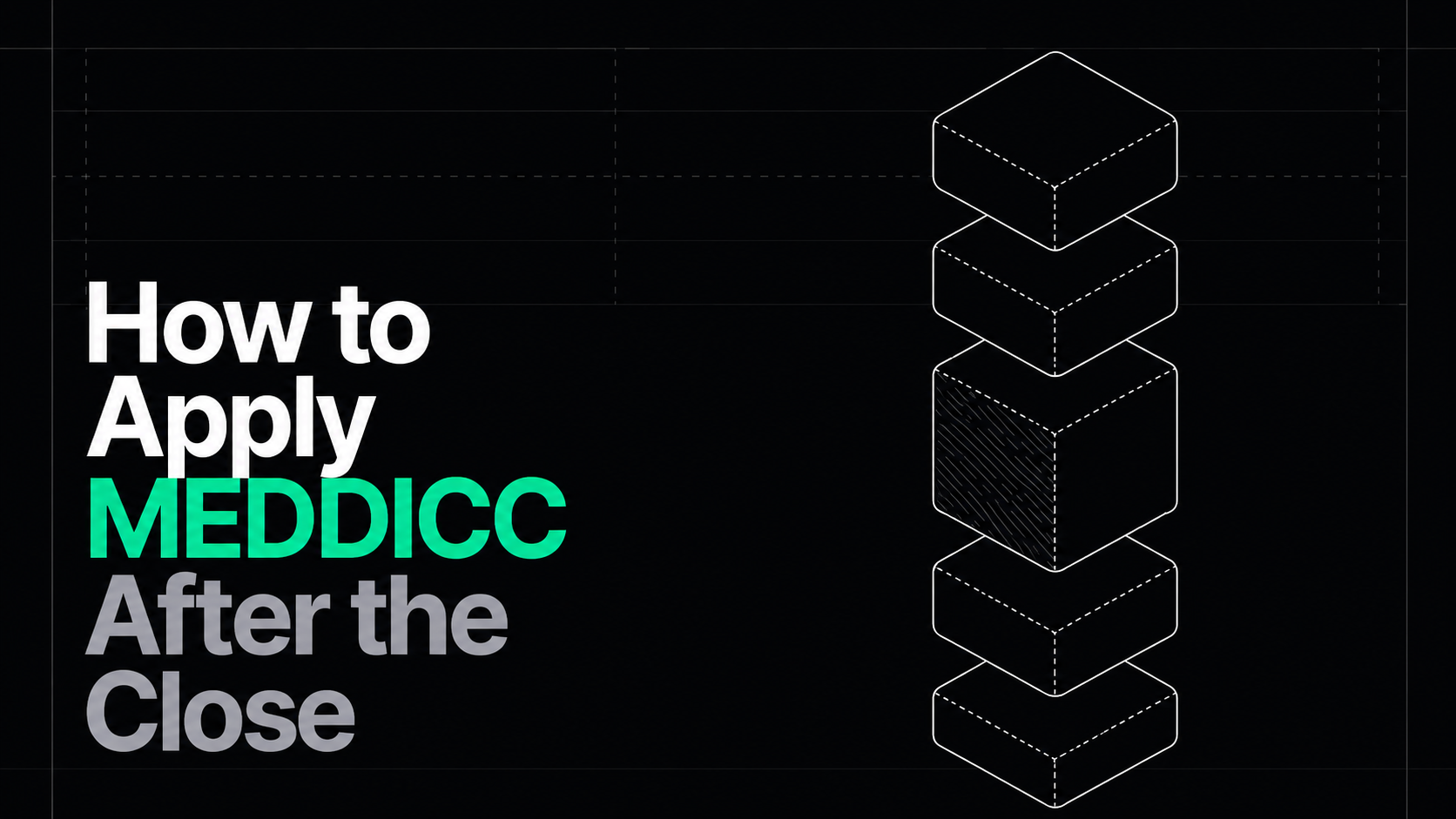 MEDDICC After the Close: Which Qualification Data Should Post-Sales Inheri