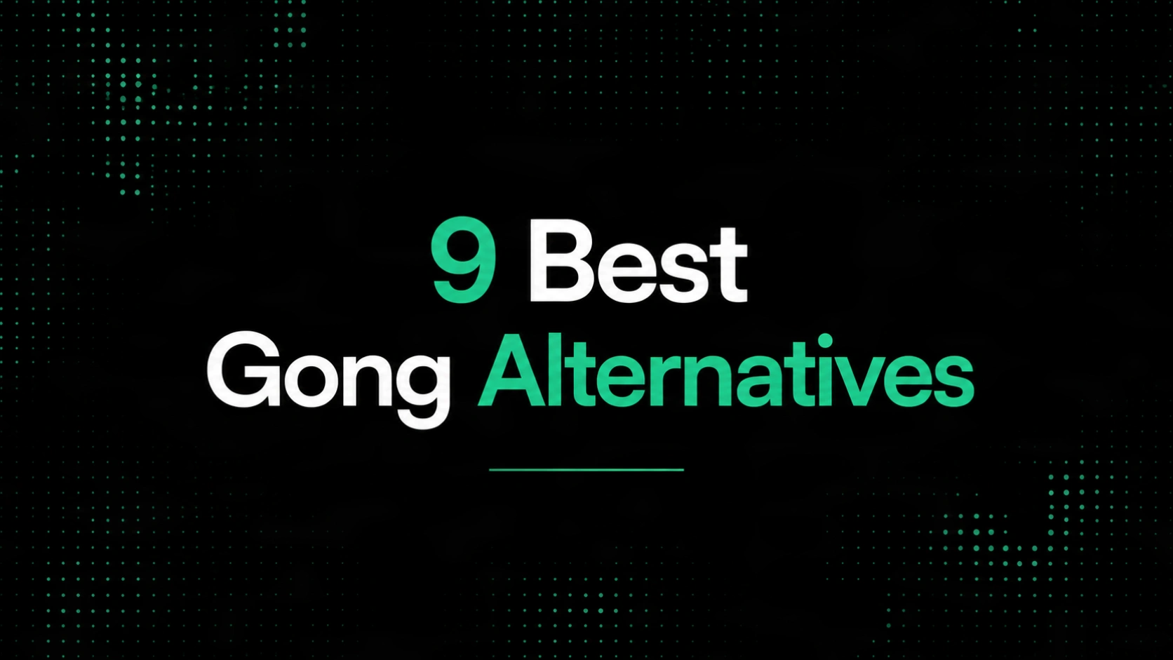 9 Best Gong Alternatives in 2026, Compared by Use Case