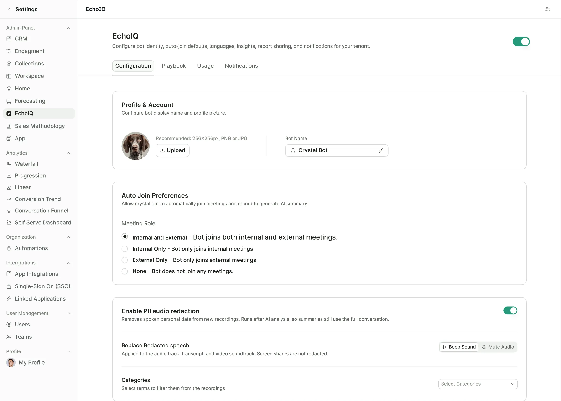 More Control Over Call Recordings in EchoIQ