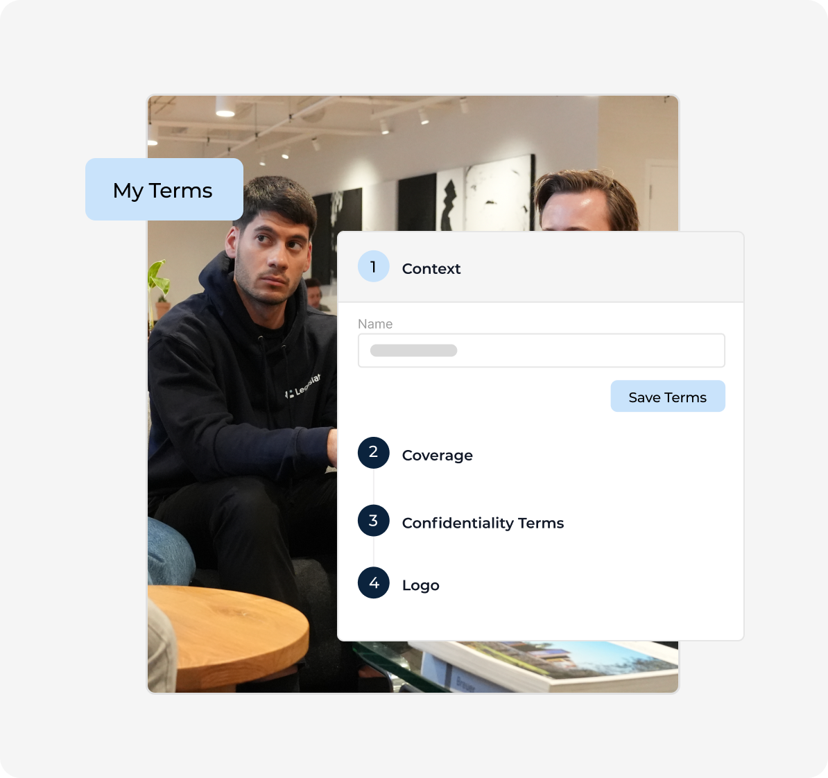 Create your contracts in minutes