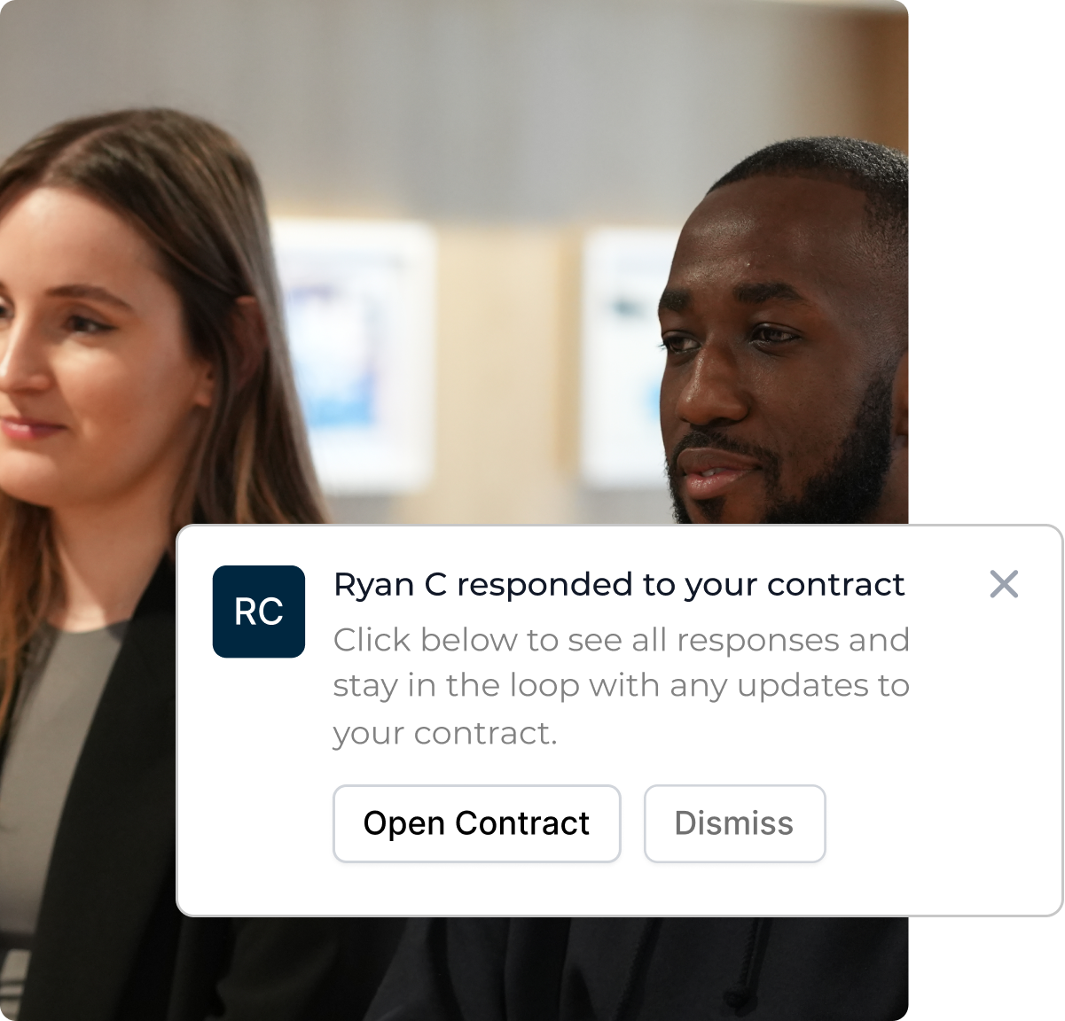 Track your contract data on Legislate