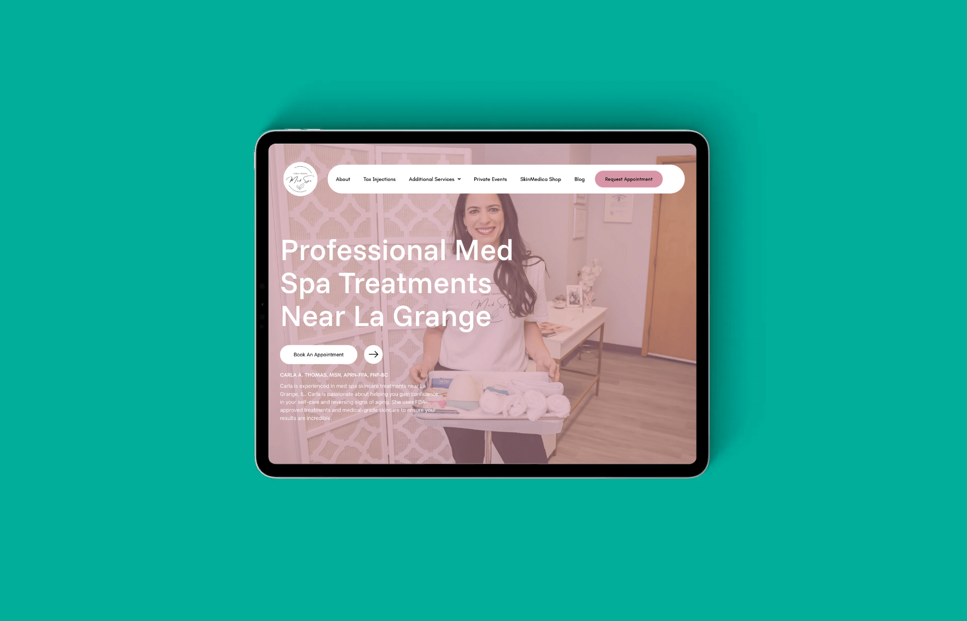 med spa website