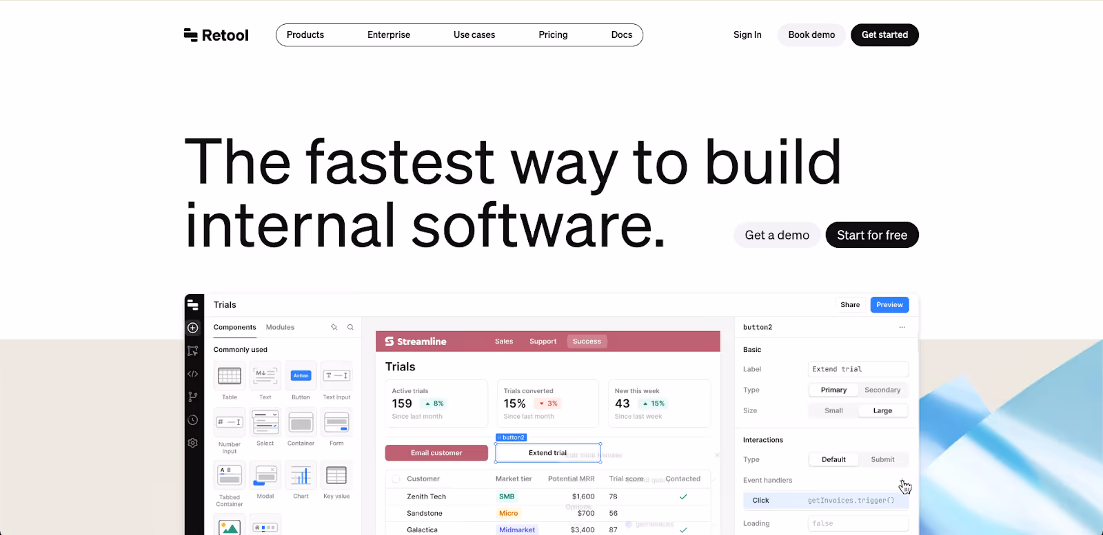 Retool, un outil puissant pour la gestion de données