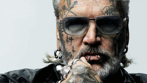 Sven Marquardt mit IC Berlin Brille
