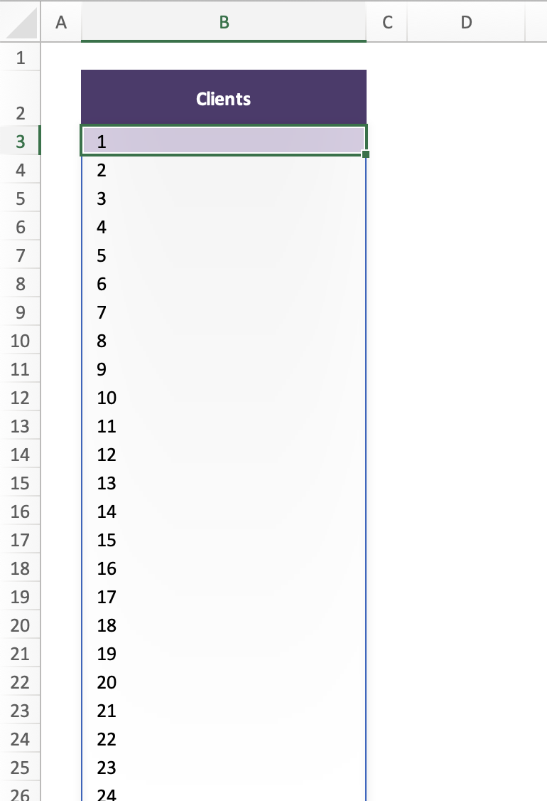 En une fonction SEQUENCE, la numérotation se fait en 5 se top chrono !