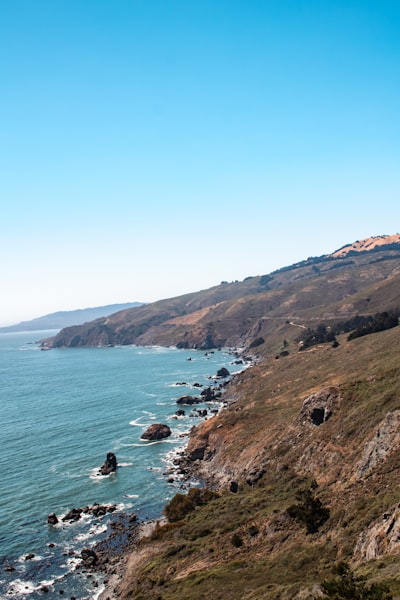Pacific coast ocean view California