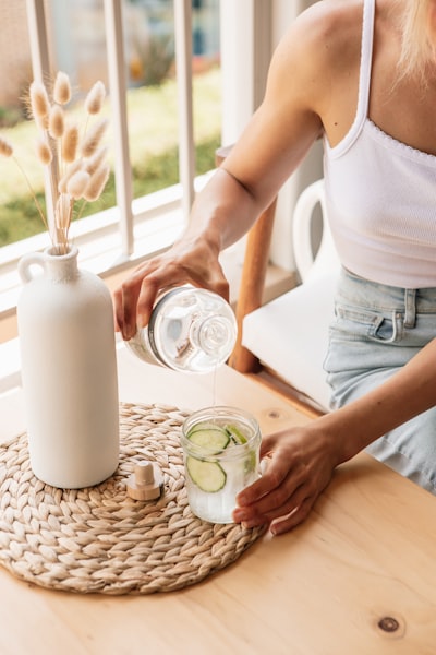 Women relaxing getting IV