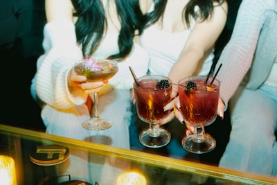Cocktails at a Los Angeles bar