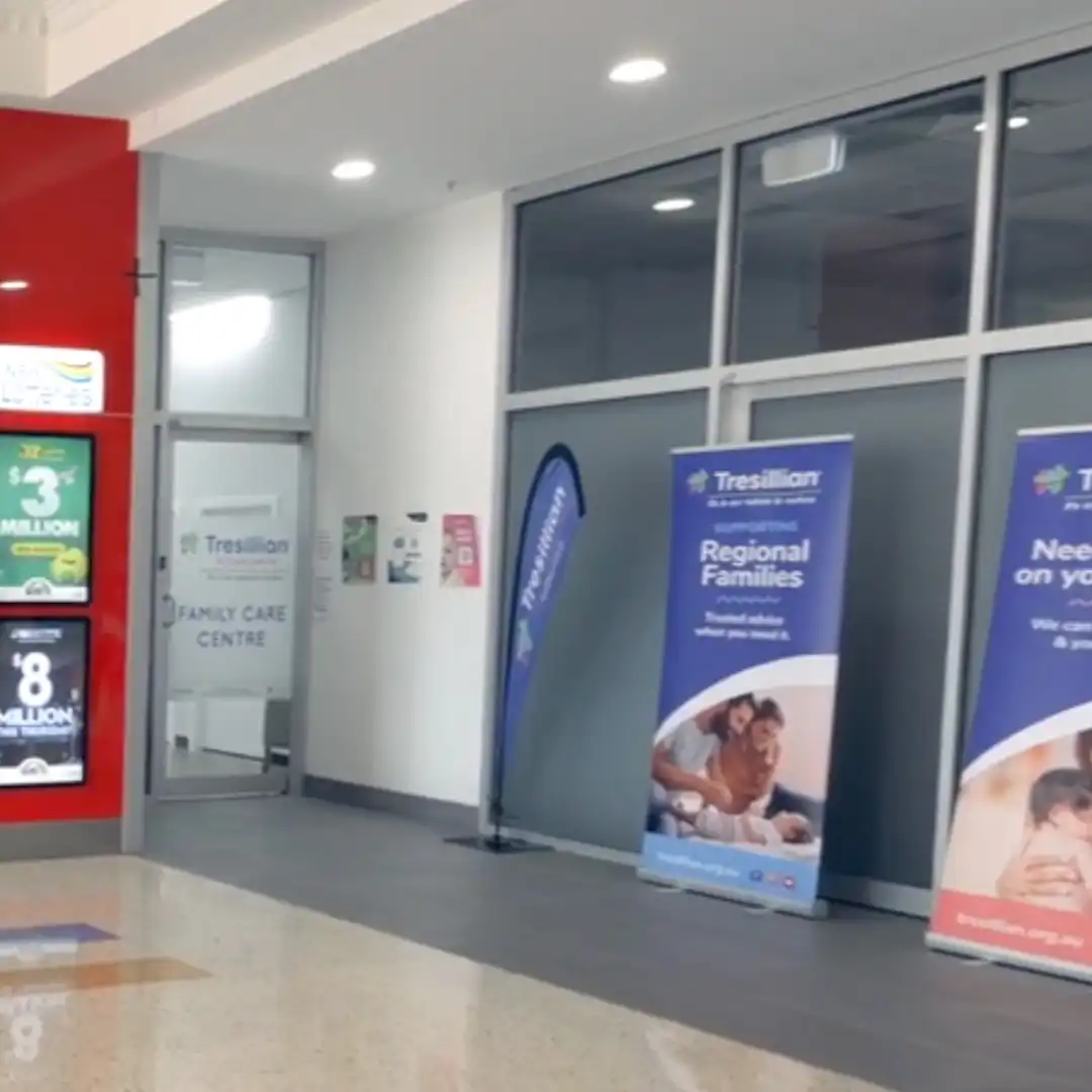 Gidget House site within a shopping centre.