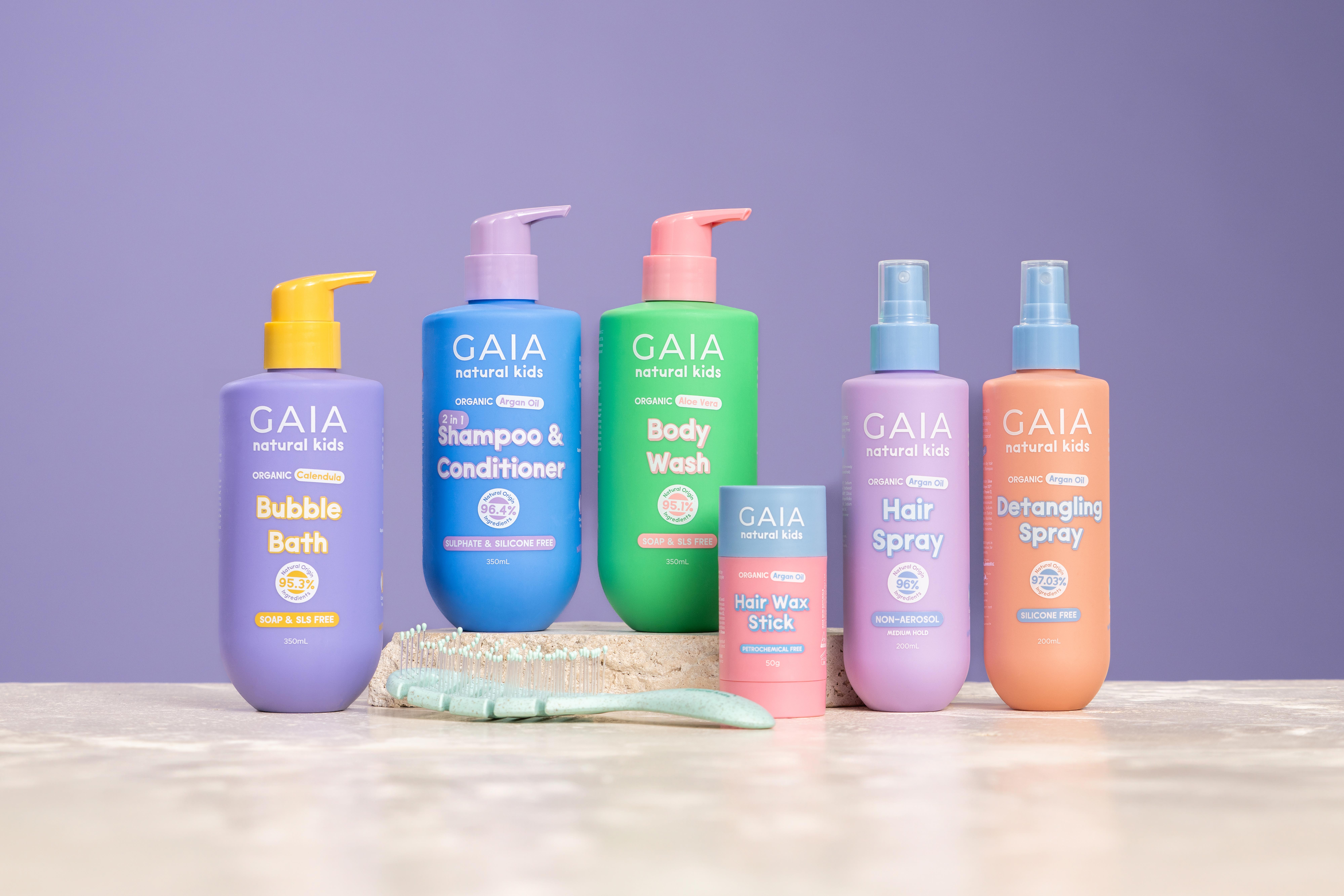 GAIA Natural Kids product range