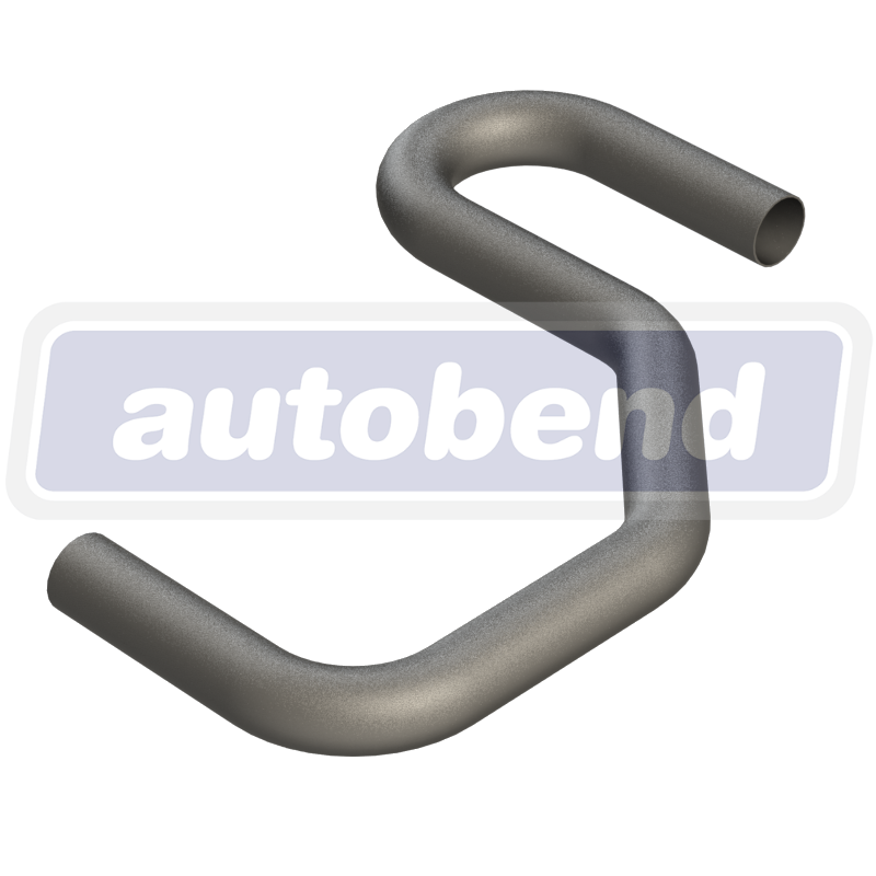 Photo of two 180° tube u bends