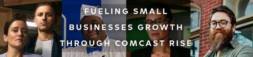 Comcast RISE 2025 grant recipient announcement graphic for La Union Studio