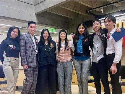 Group photo of seven panelists at the NOMAS UW "Reclaimed Narratives" event