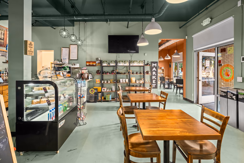 Kaffa Coffee & Wine Bar's upgraded kitchen