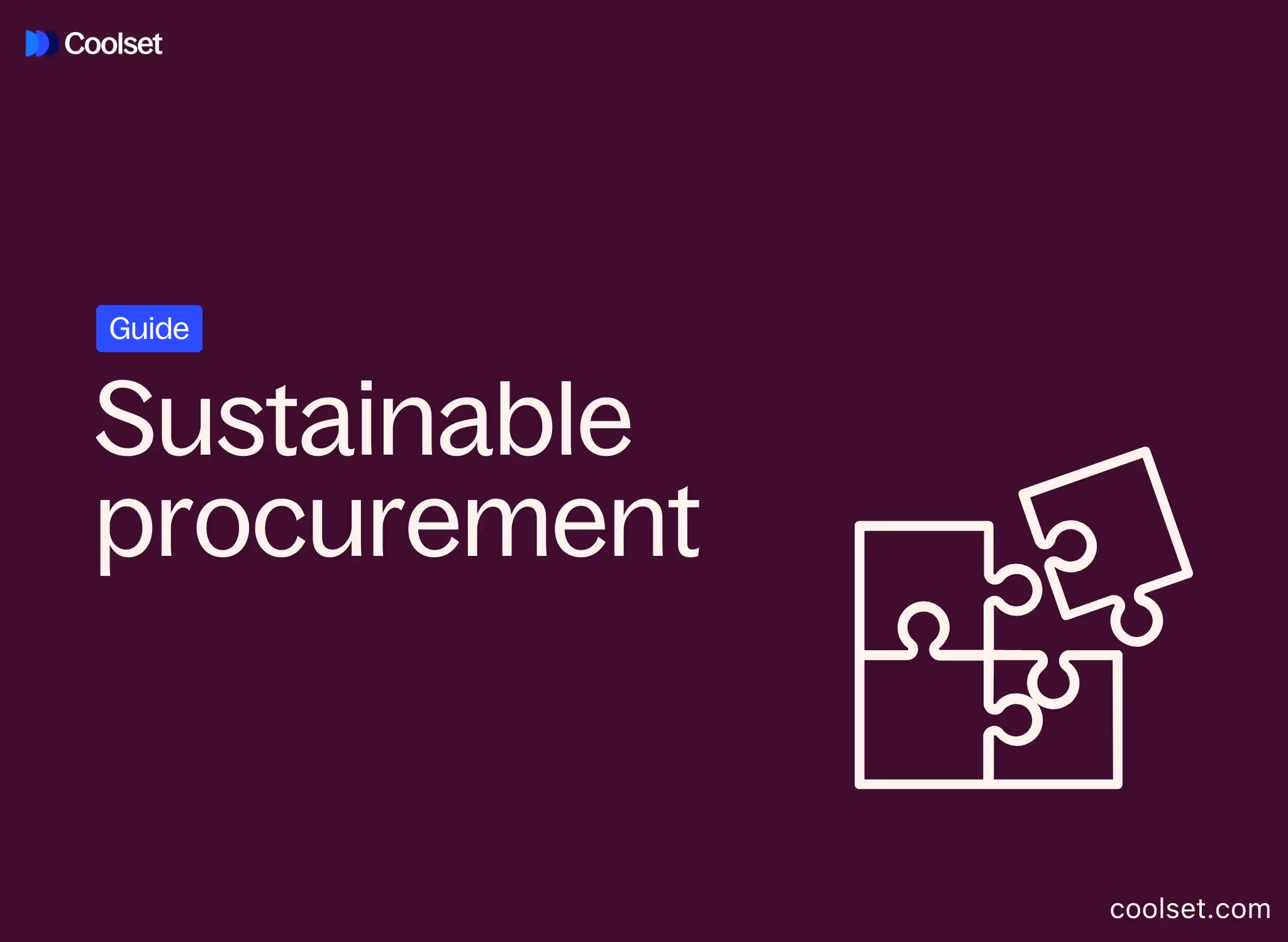 Sustainable procurement: A how-to guide