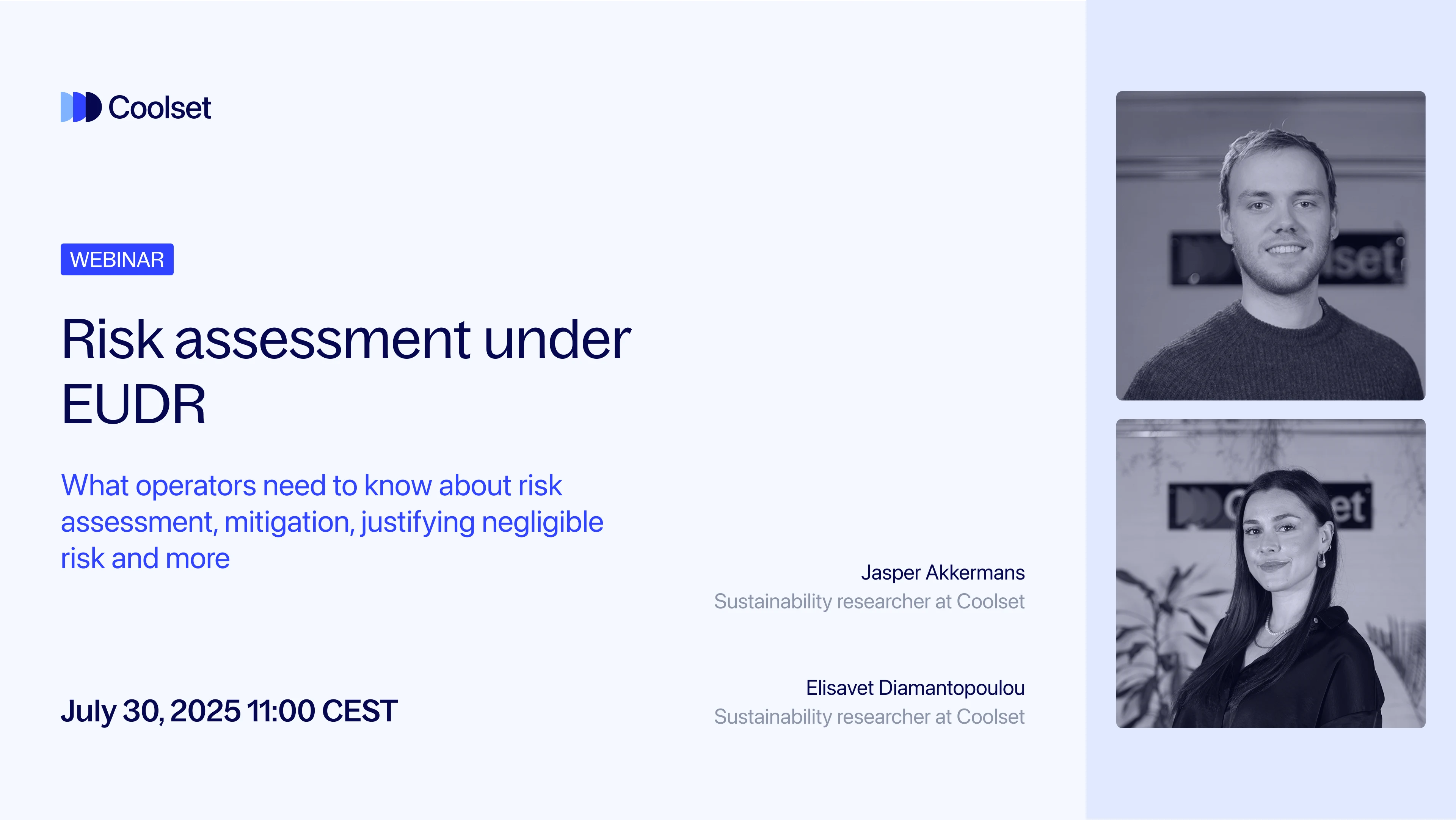 EUDR risk assessment webinar banner