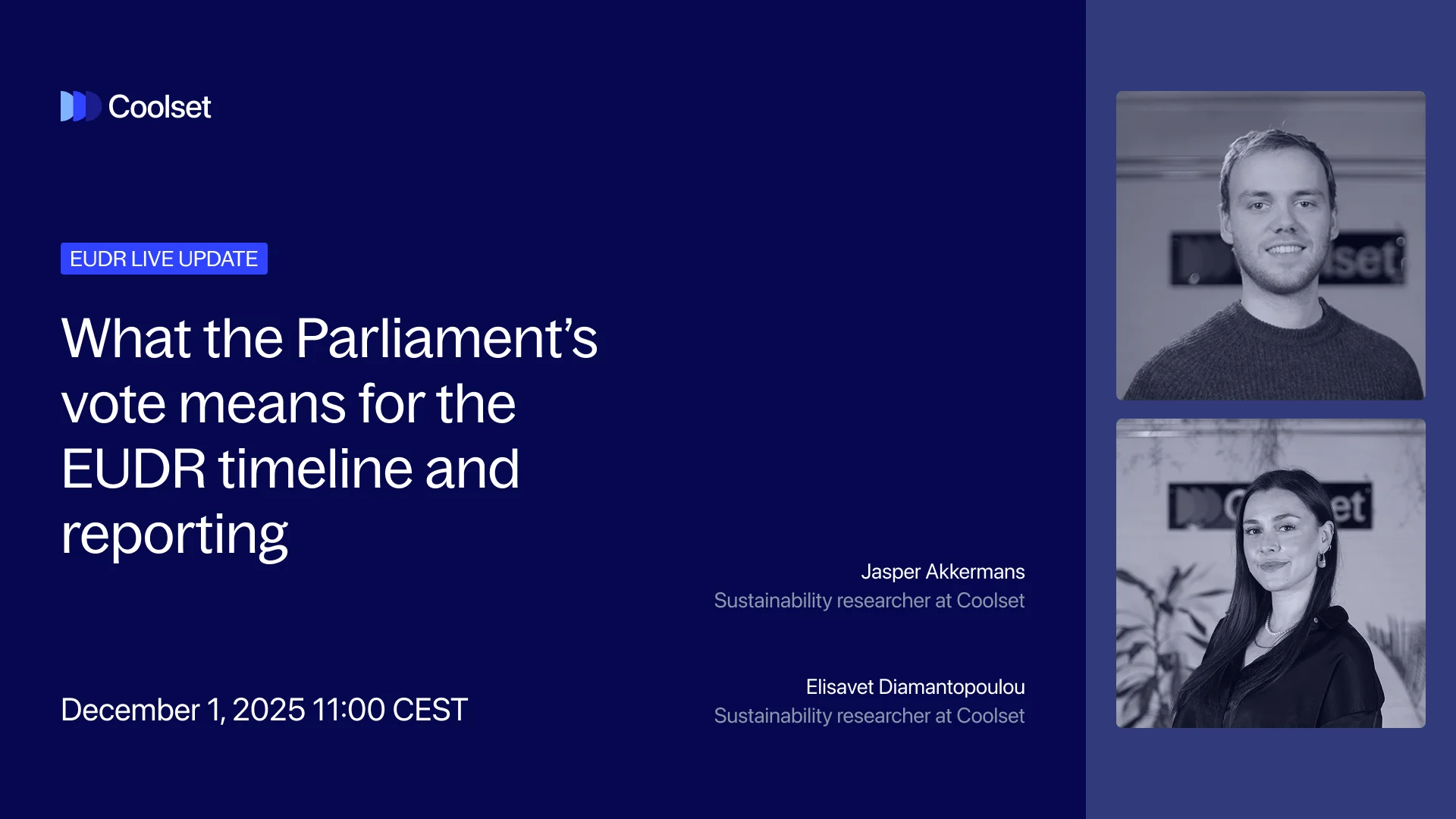 EUDR Parliament vote live update webinar banner