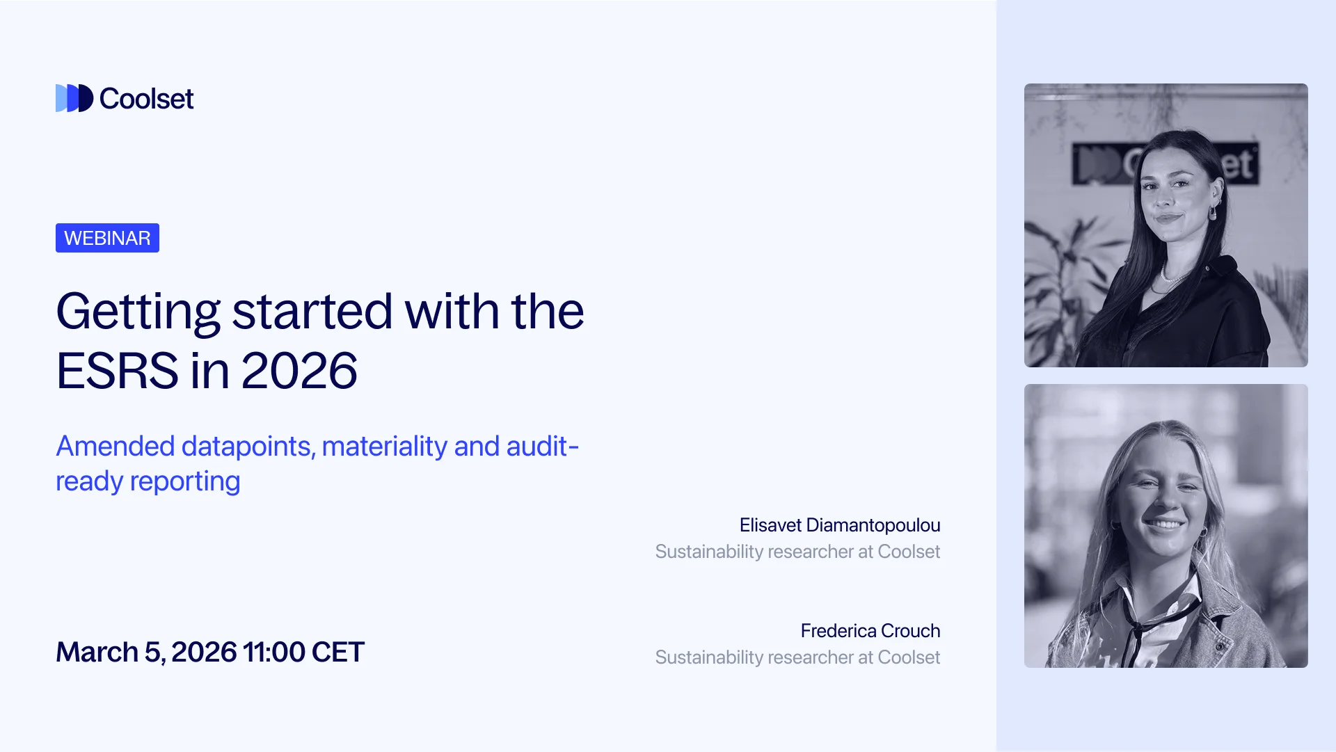 Getting started with ESRS in 2026 webinar banner
