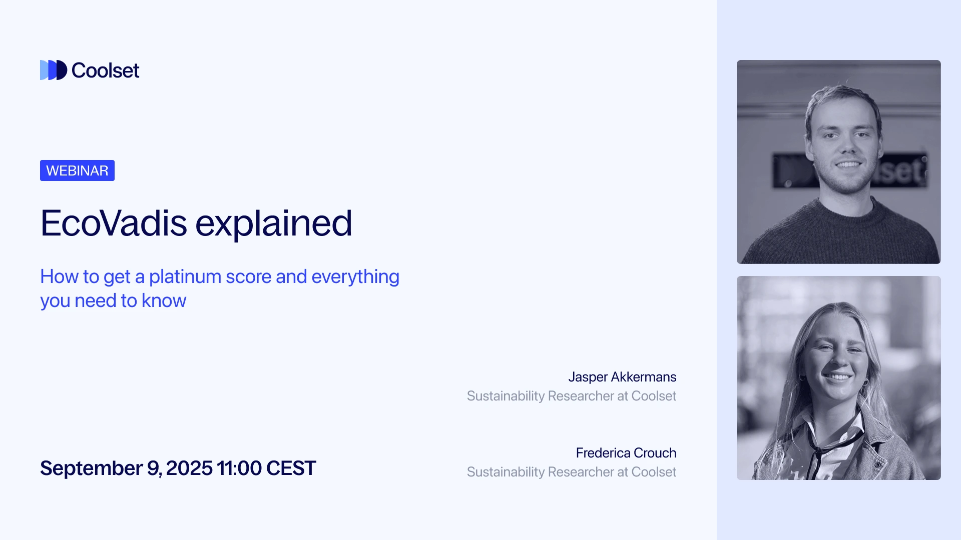 EcoVadis webinar header