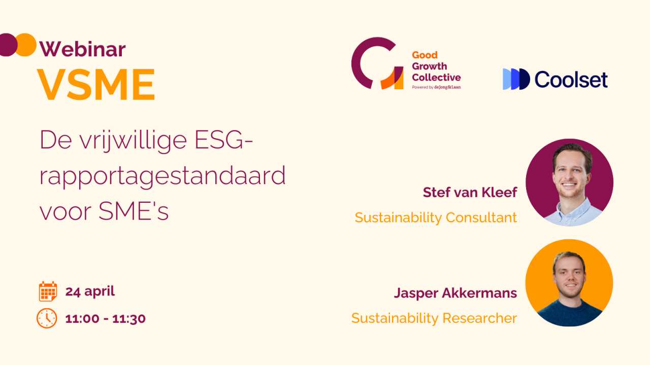 VSME - De vrijwillige ESG-rapportagestandaard voor SMEs - Coolset webinar
