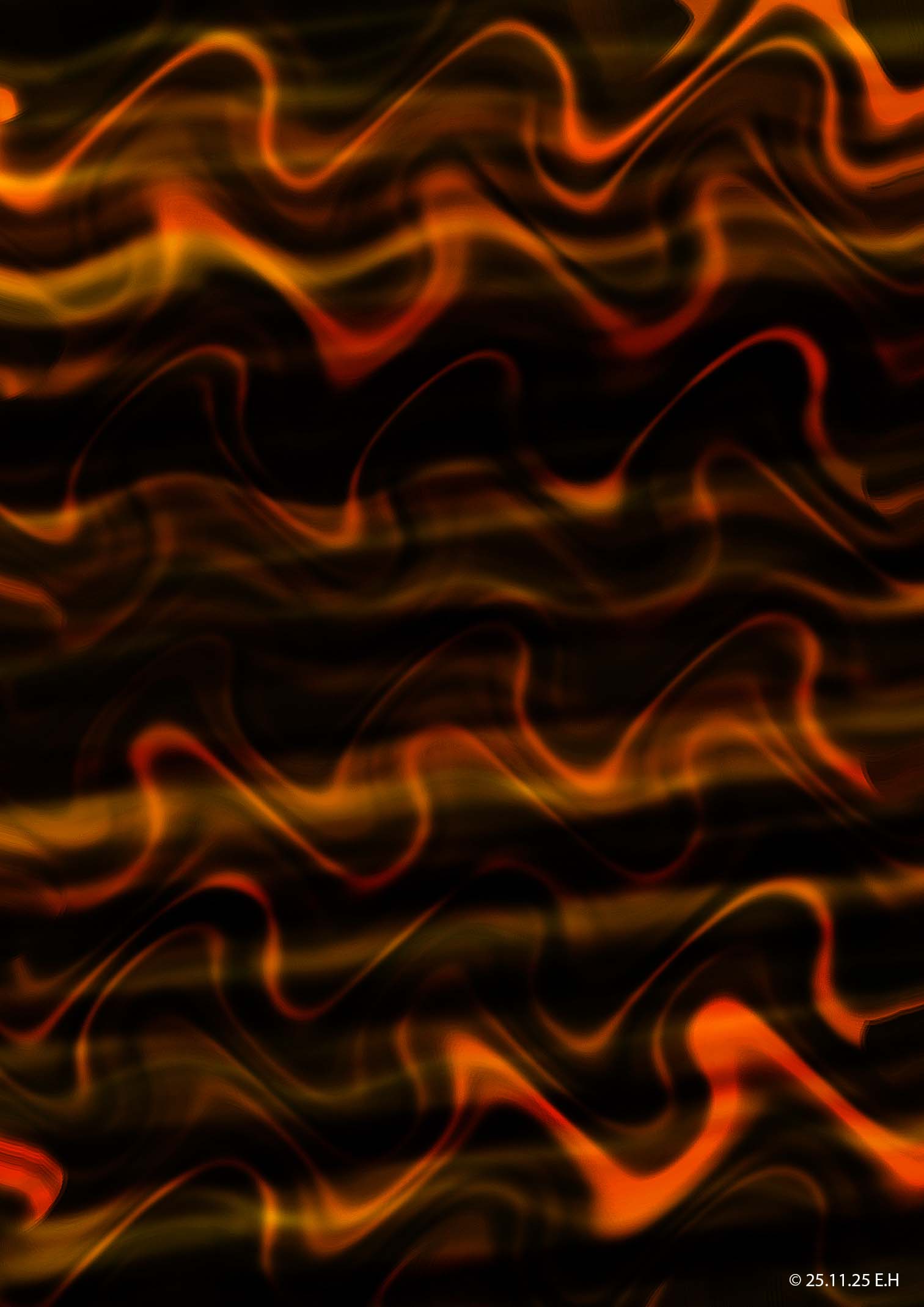 Digitalt kunstverk av Egil Hovda: Bildene mine er som regel svært fargerike. Jeg ser ikke for meg bildene før jeg setter i gang, så de blir til etterhvert som jeg arbeider med dem.