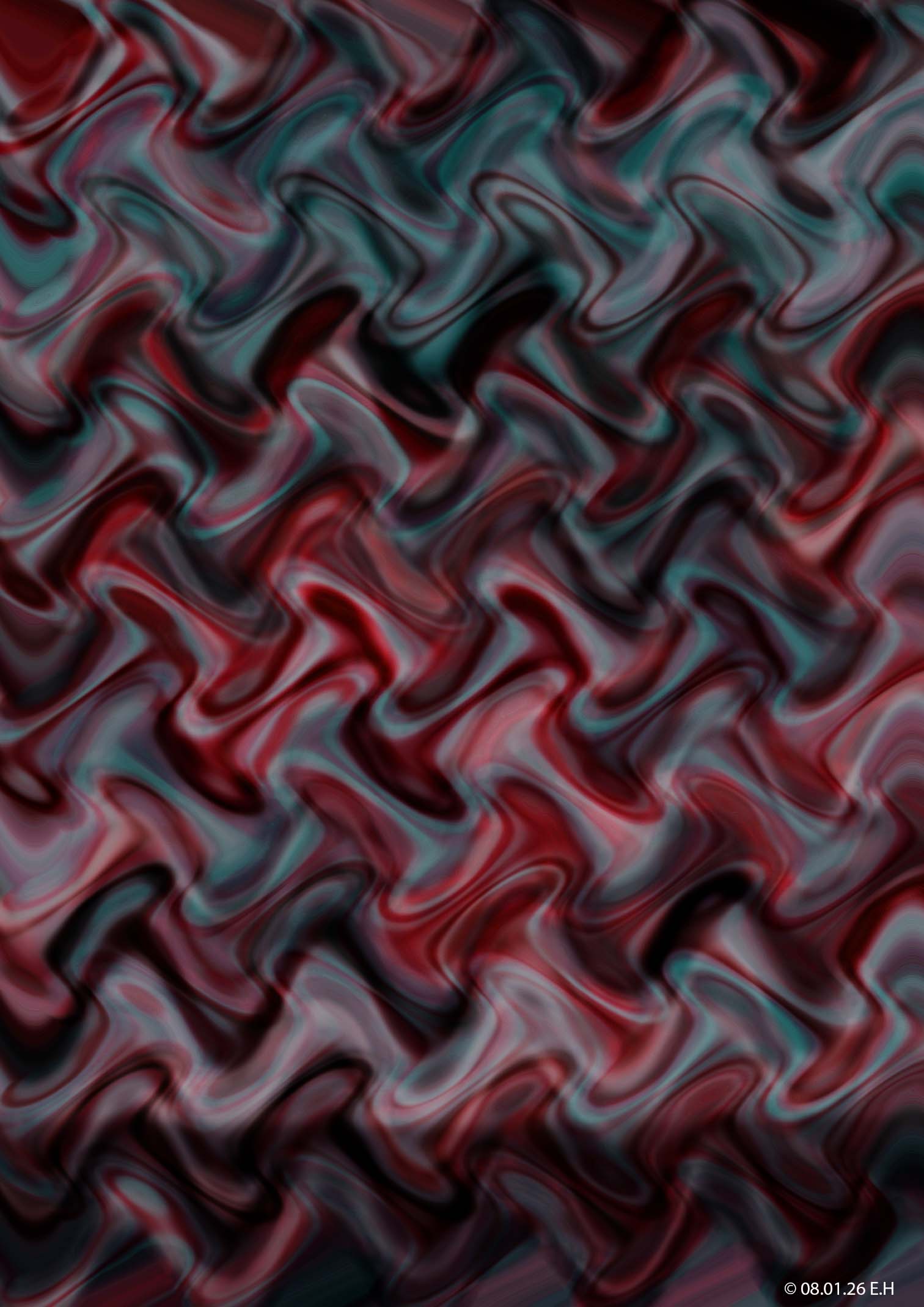 Digitalt kunstverk av Egil Hovda: Bildene mine er som regel svært fargerike. Jeg ser ikke for meg bildene før jeg setter i gang, så de blir til etterhvert som jeg arbeider med dem.